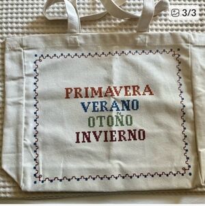 Sezane  Canvas Tote Bag